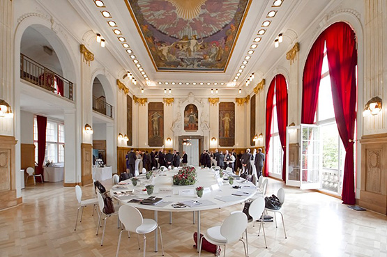 Eventfotograf Essen - Luftaufnahme einer Firmenveranstaltung durch Drohnenfotograf Kawaiho