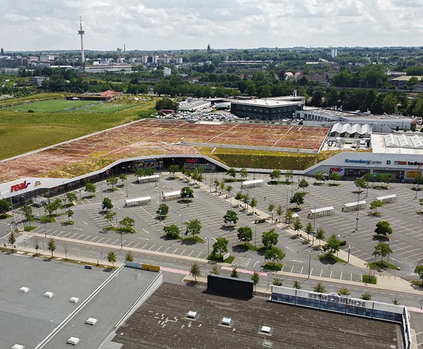 Drohnenaufnahme Kronenberg Center in Essen